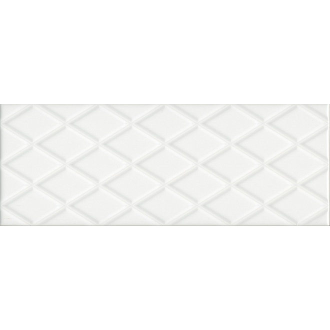 Плитка Kerama Marazzi Спига белый структура 15x40x0,93 см 15142 плитка kerama marazzi гран пале белый 25x40 см 6343