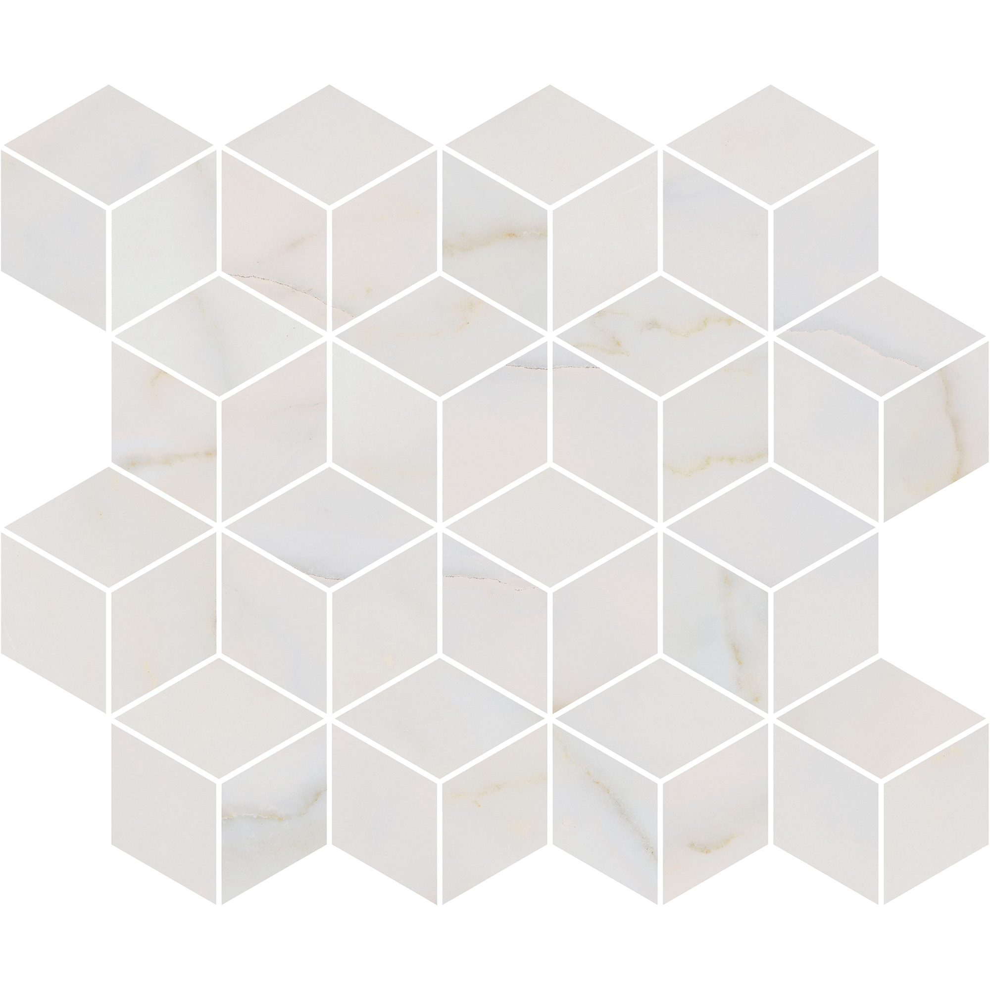 Декор Kerama Marazzi Греппи T017/14003 мозаичный Белый 45x37,5 см