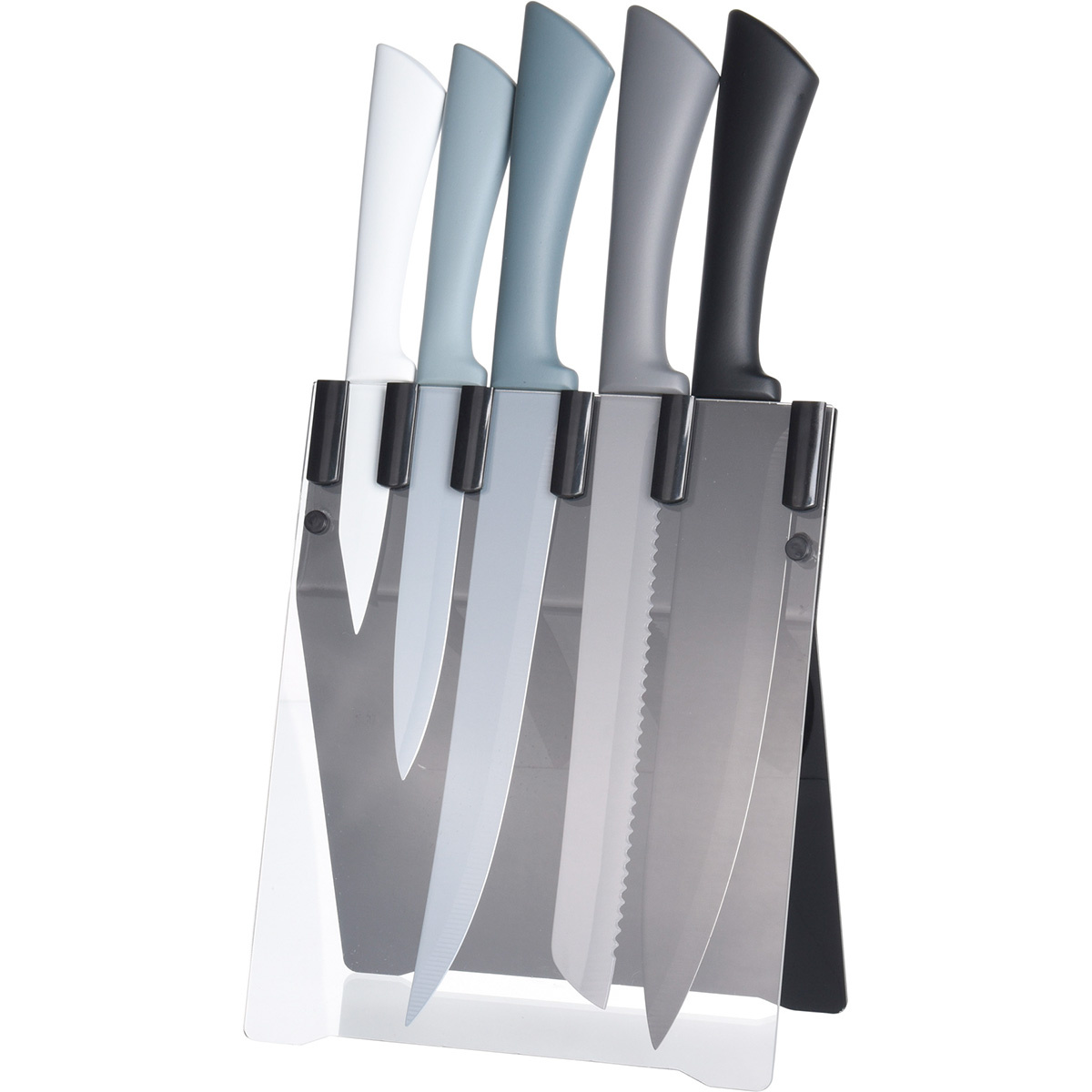 Набор ножей Koopman tableware 6 предметов на подставке набор сахарниц из нержавеющей стали 19×14 см на крутящейся подставке с ложками 3 шт