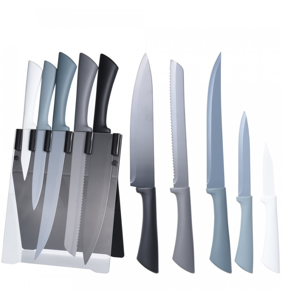 Набор ножей Koopman tableware 6 предметов, цвет мультиколор - фото 5