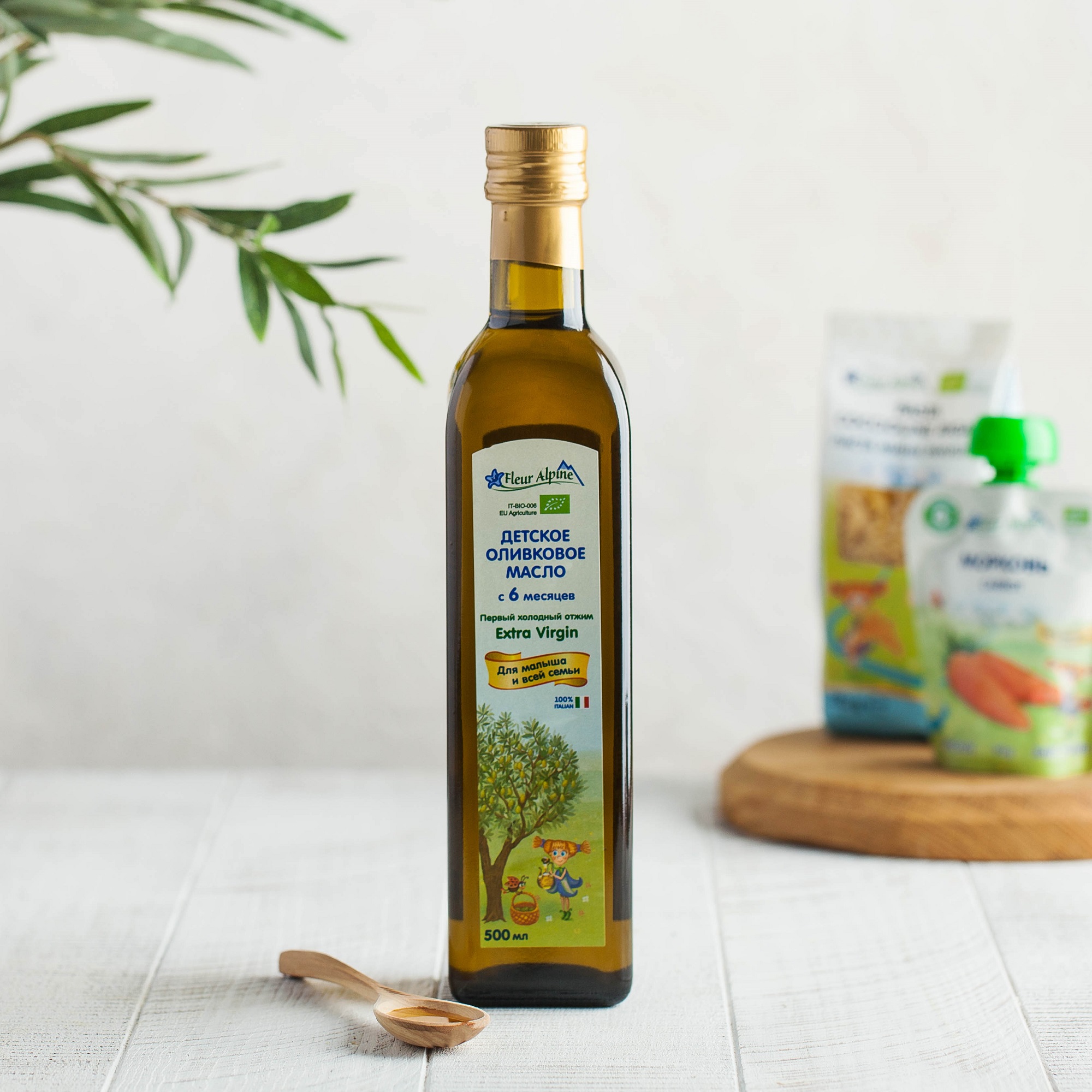 Оливковое масло детское Fleur Alpine Extra Virgin, с 6 месяцев, 500 мл - фото 6