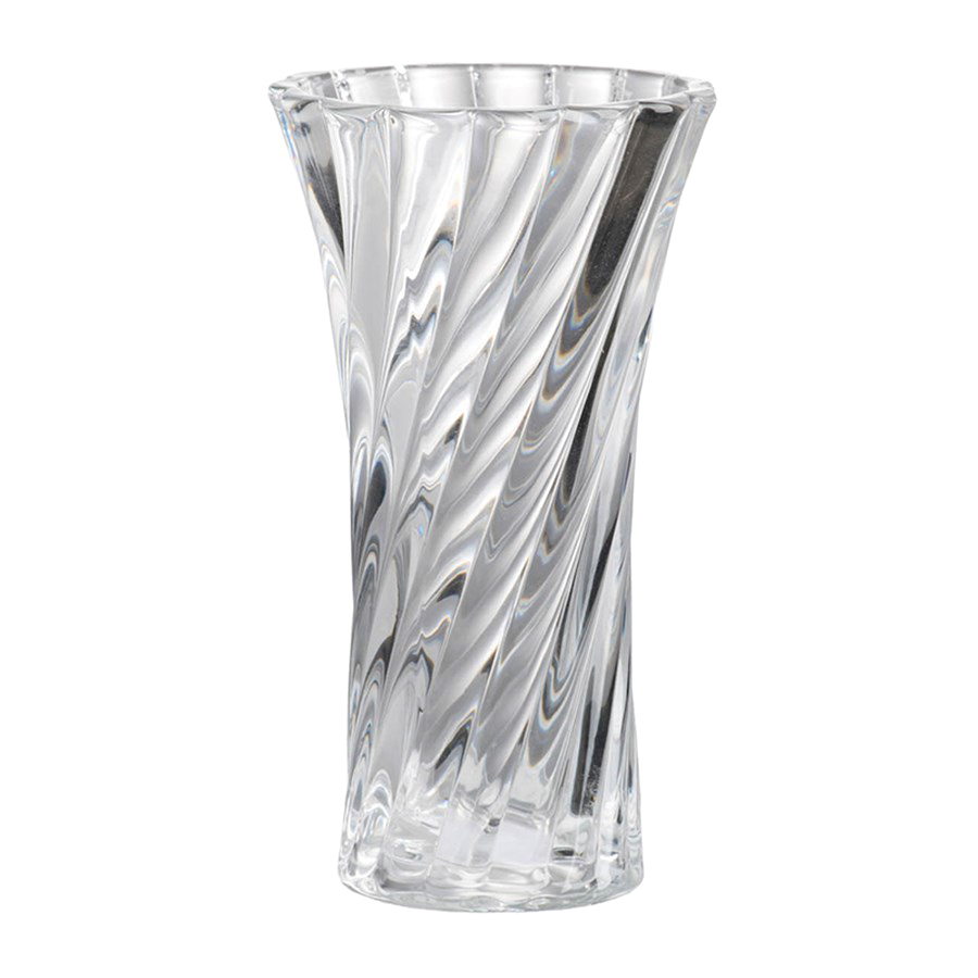 Ваза Glasar прозрачная 11x11x20 см ваза glasar фарфоровая с ами и рыбками 25х25х61 см