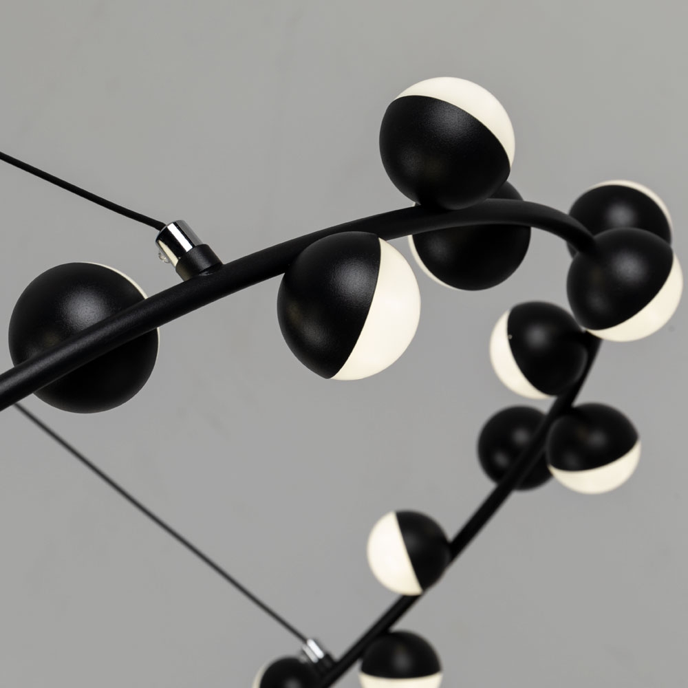 Люстра Arte Lamp a3619sp-30bk, цвет черный - фото 3
