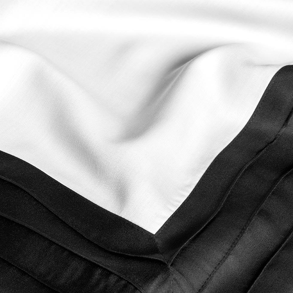 фото Комплект наволочек togas эдем белый/черный 70х70 см 2 предмета