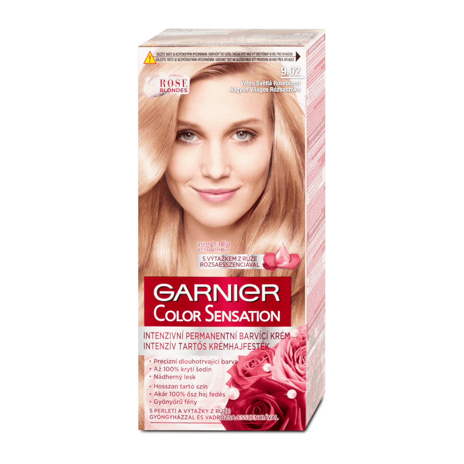Стойкая крем-краска Garnier Color Sensation 9.02 Перламутровый блонд (C6077501) краска для волос schwarzkopf luminance color 9 10 перламутровый блонд
