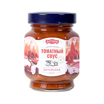 Соус томатный Ратибор Китайский 300 г соус томатный кухмастер 300 г