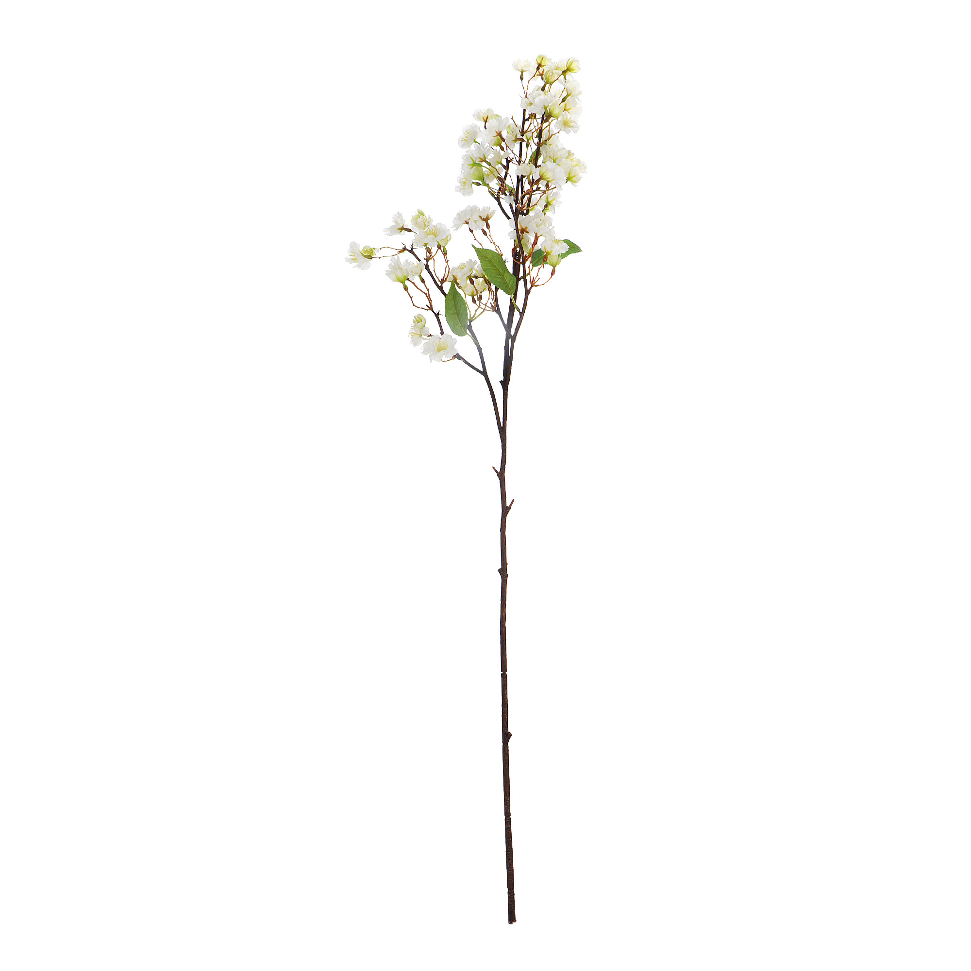 Ветка вишни белая Конэко-о высота 105 /40+65/ см ветка эвкалипта конэко о мятного а 100 см