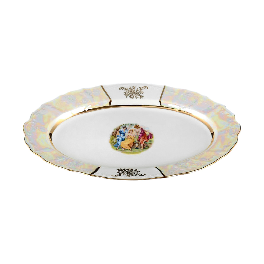 Блюдо овальное Bernadotte Мадонна 36 см блюдо овальное bernadotte золотой орнамент 36 см декор