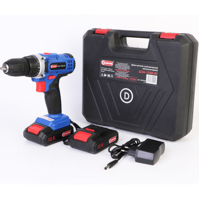 Дрель-шуруповерт Диолд ДЭА-12ЛИ-07