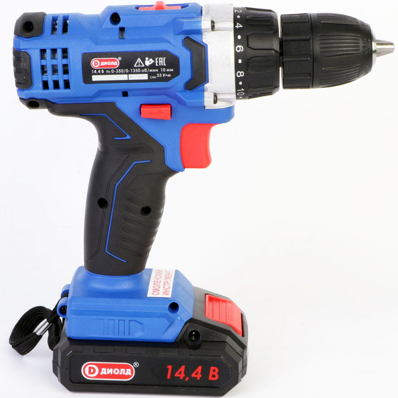Дрель-шуруповерт Диолд ДЭА-14ЛИ-07