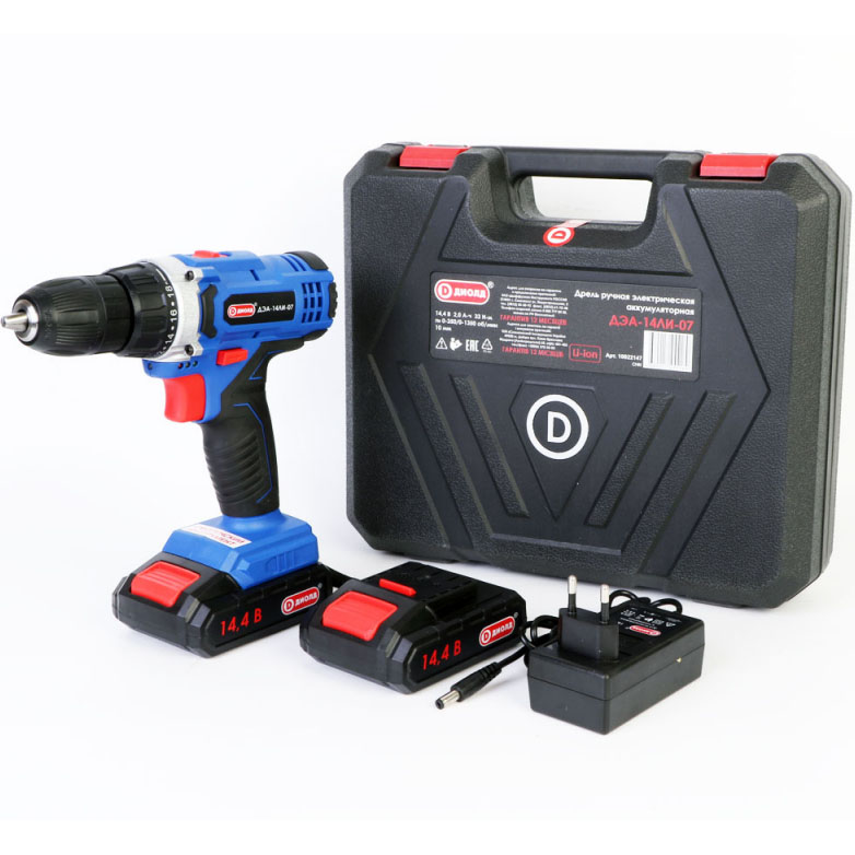 Дрель-шуруповерт Диолд ДЭА-14ЛИ-07