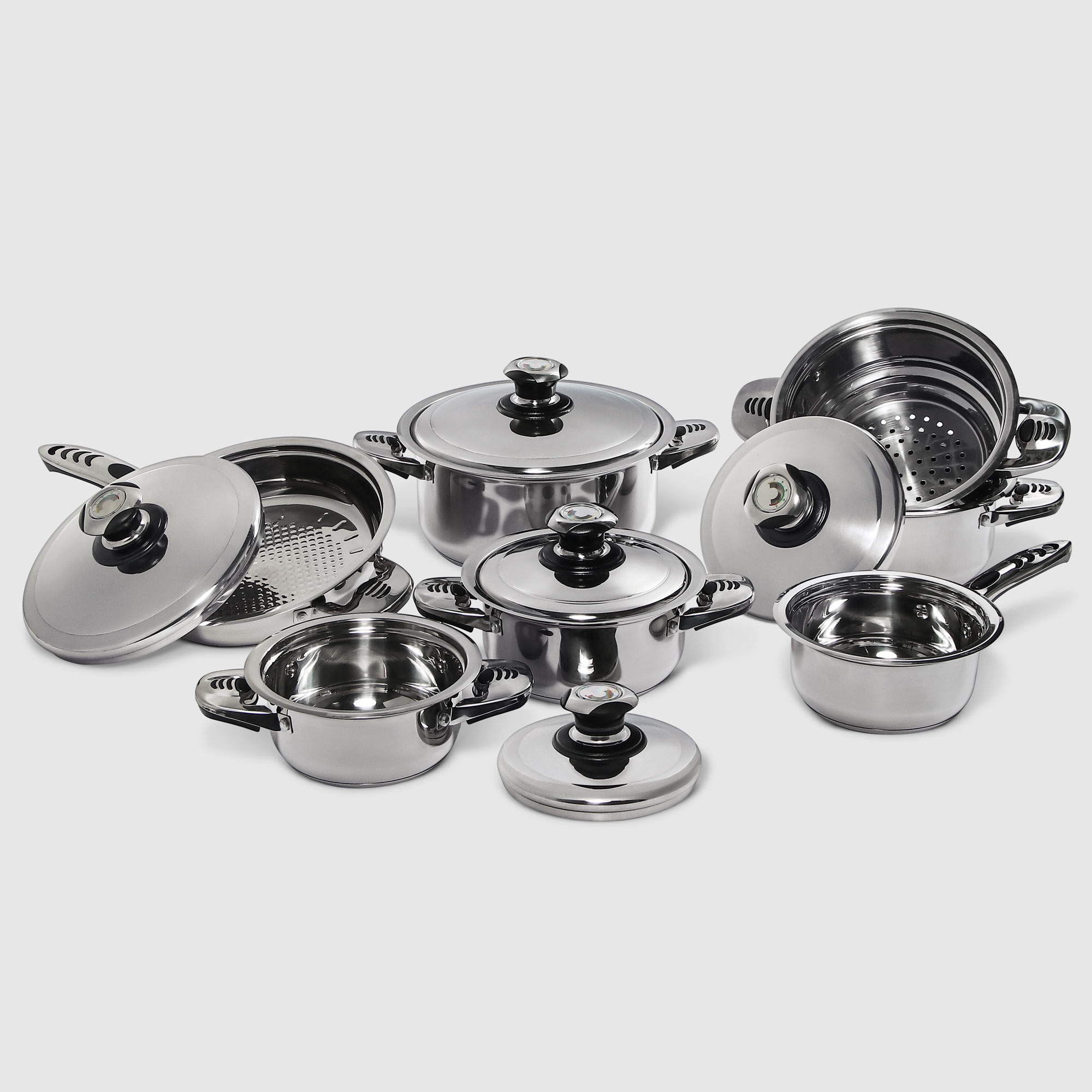 Набор посуды Vantage 12 предметов (E11202) набор гаек м3 м10 самоконтрящихся с нейлоновой вставкой 45 предметов