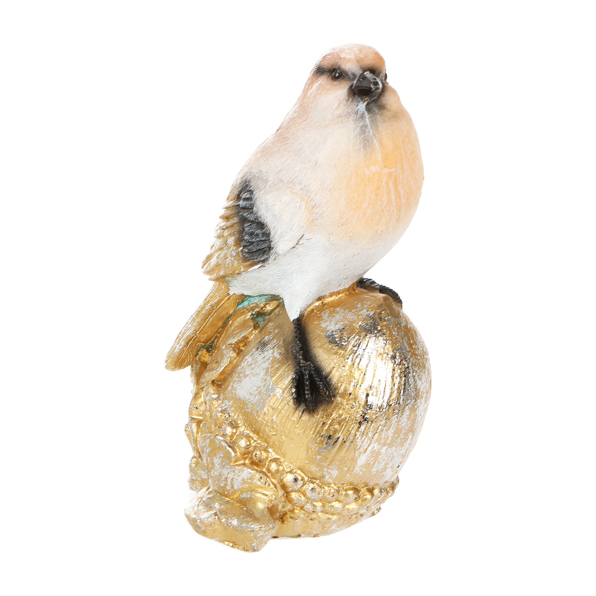 Декоративная новогодняя фигура Тпк полиформ Птичка на орехе