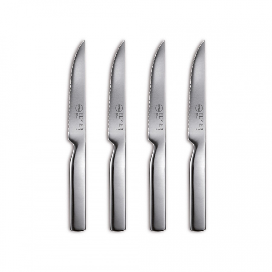 Набор ножей Woll для стейка 12 см, цвет серебряный - фото 1