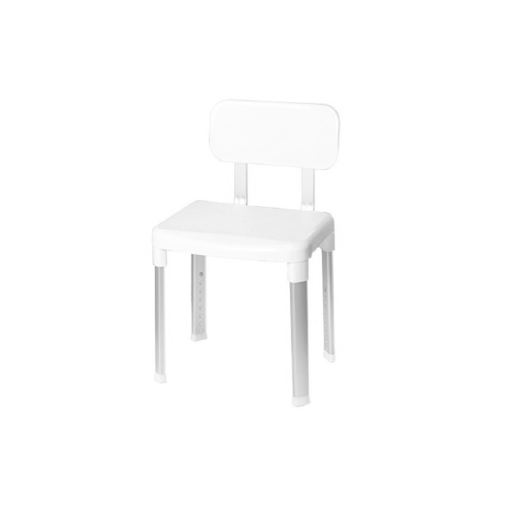 фото Стул-кресло для ванной primanova белый 42х34х83 см