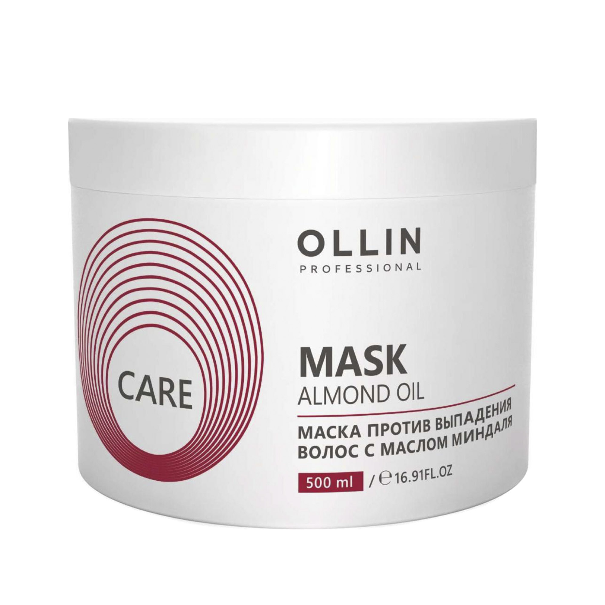 Маска Ollin Professional Care Almond Oil Shampoo против выпадения волос с маслом миндаля 500 мл
