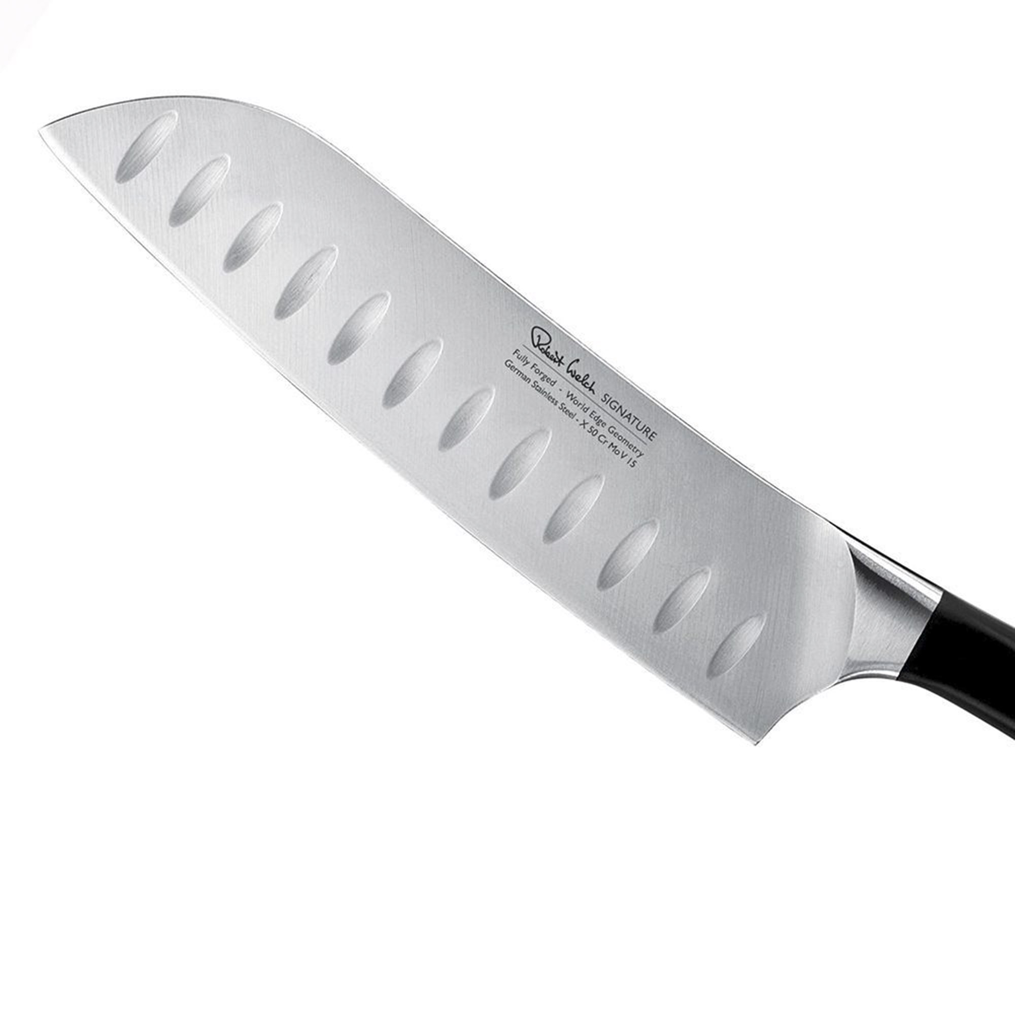 Нож кухонный японский шеф Robert Welch Signature 17 см, цвет серебряный - фото 3