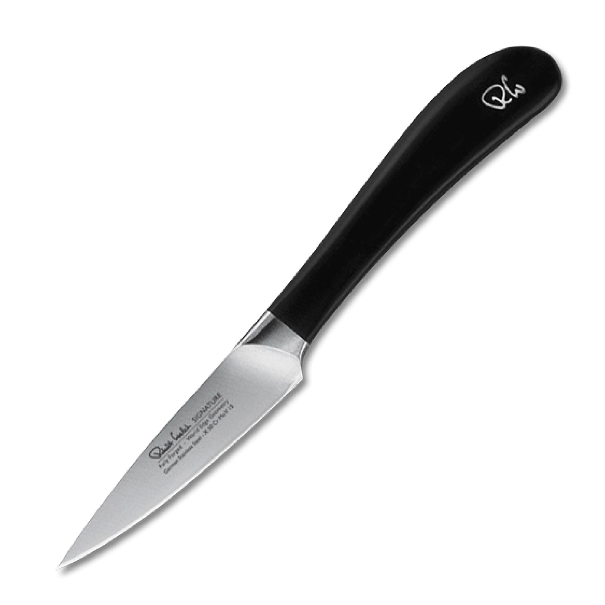 Кухонный нож для чистки овощей и фруктов Robert Welch Signature 8 см, цвет серебряный - фото 1