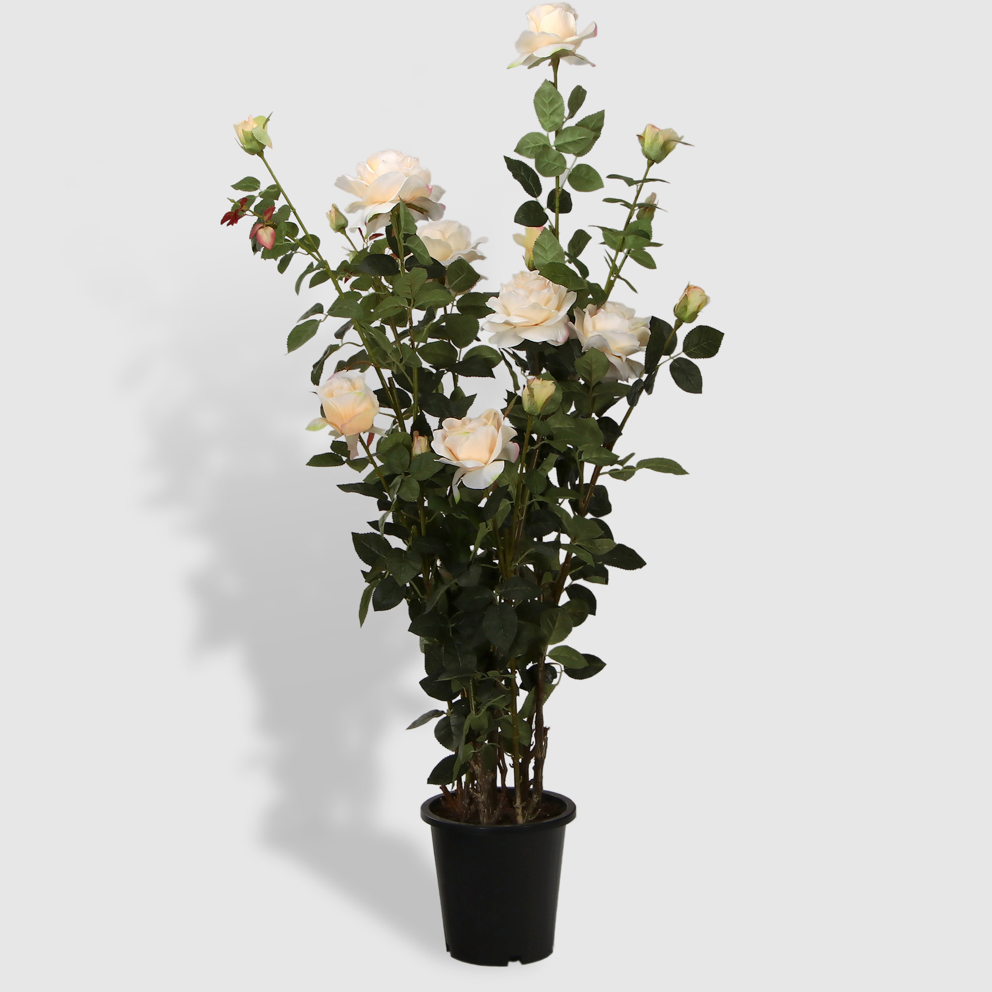 Роза Tianjin в кашпо желтая искусственная 137 см искусственное растение tianjin тёмно розовая роза в кашпо 102 см