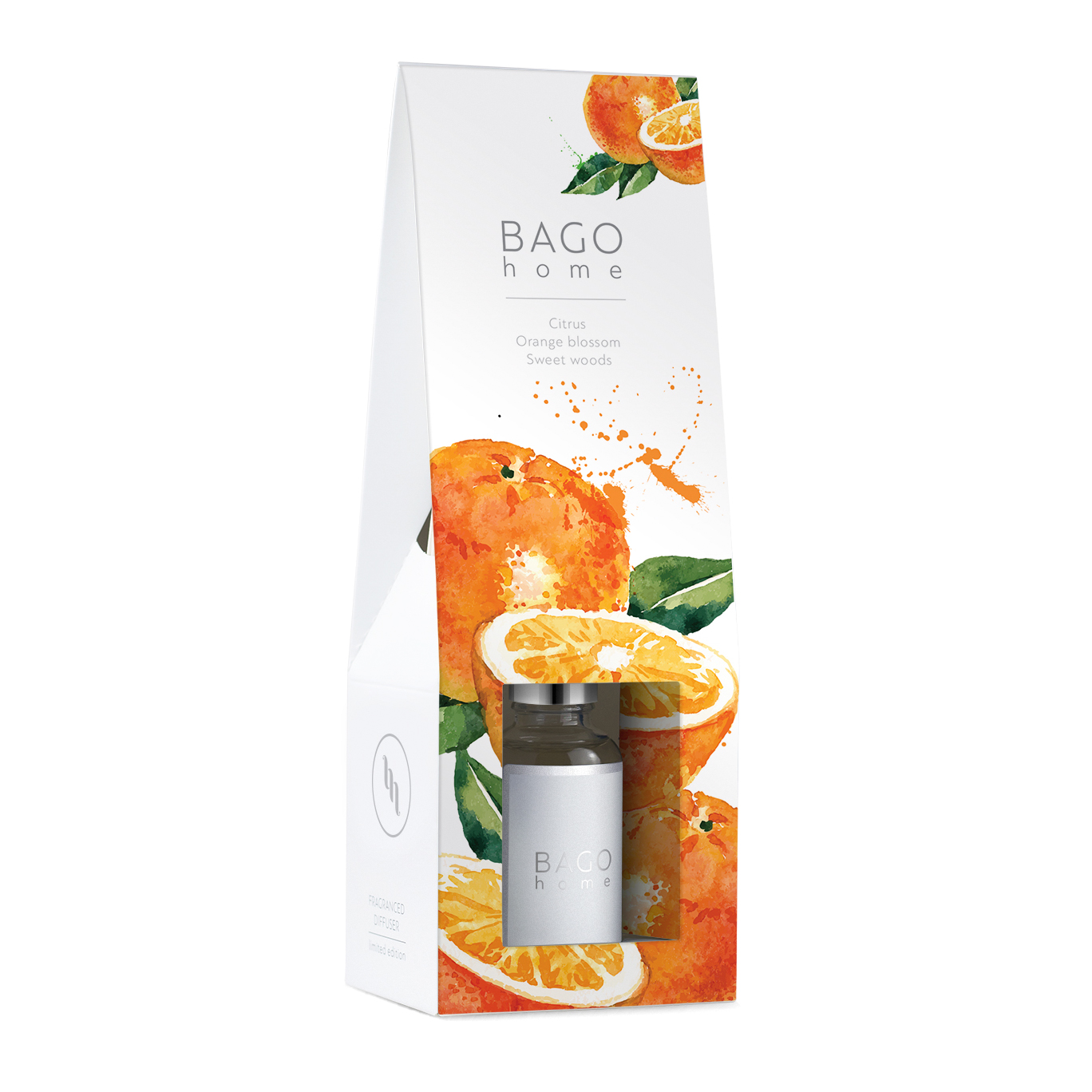 Диффузор ароматический BAGO home Сочный апельсин 30 мл