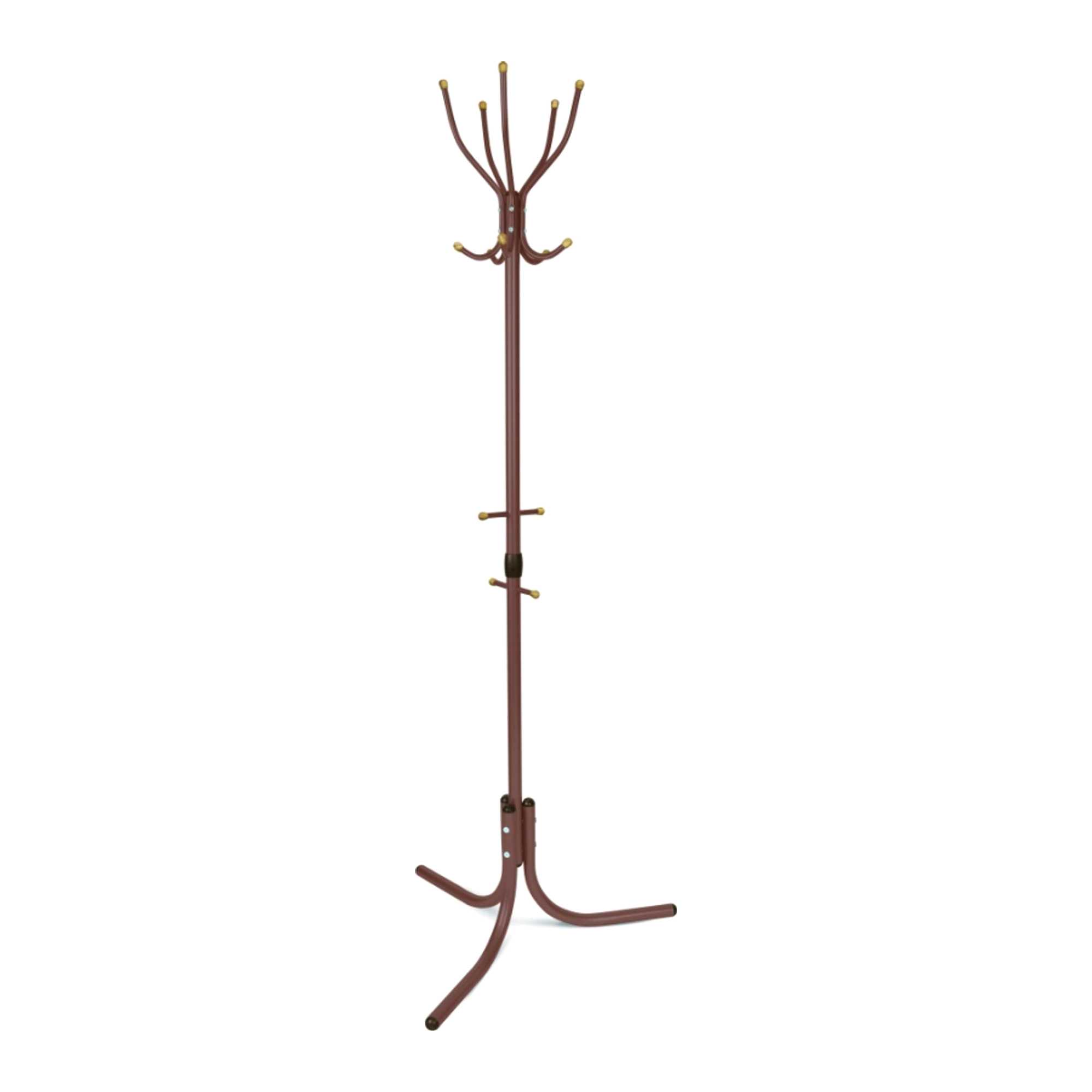 Вешалка напольная Комфорт 5 ВК5Д/К  с наконечниками из дерева стойка для одежды unistor jasmin практичная с регулируемой высотой имеет дополнительные боковые крючки для зонтов и сумок