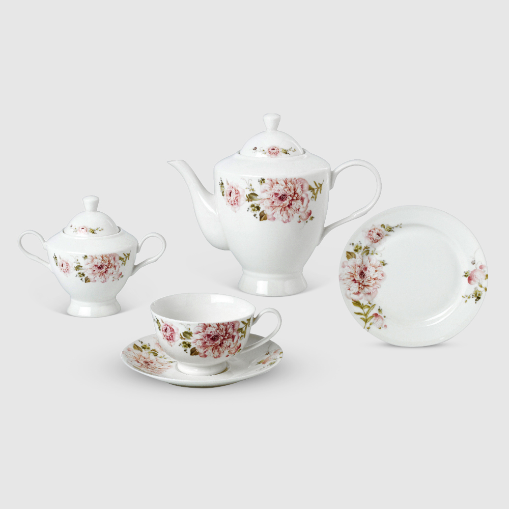 фото Сервиз чайно-десертный macbeth bone porcelain princess emily 38 предметов