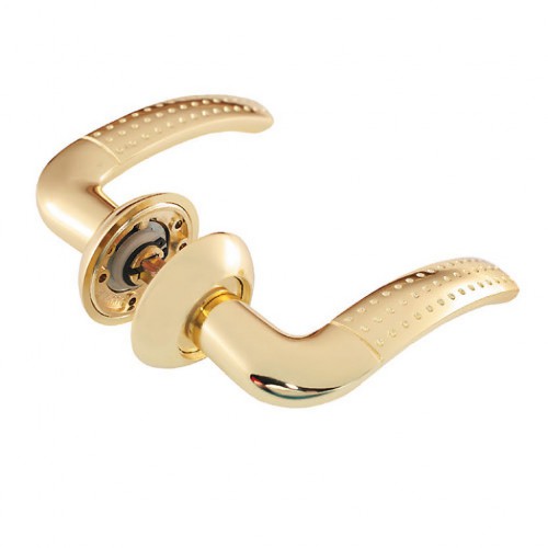 Комплект дверных ручек Локри af7-r10 gp золото комплект дверных ручек золото с ключом