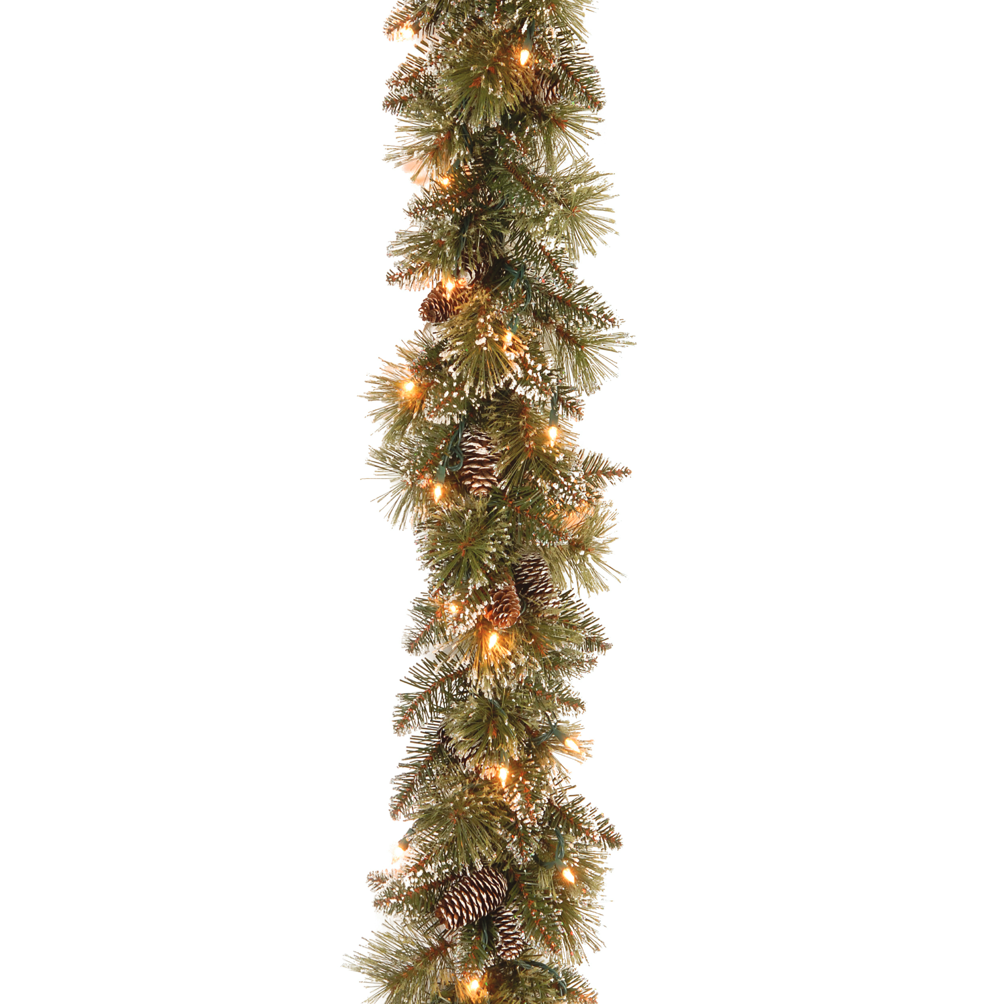 фото Гирлянда новогодняя national tree bristle 274 см 50 led