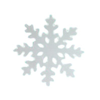 Наклейка на окно Due Esse Christmas снежинка 12 см