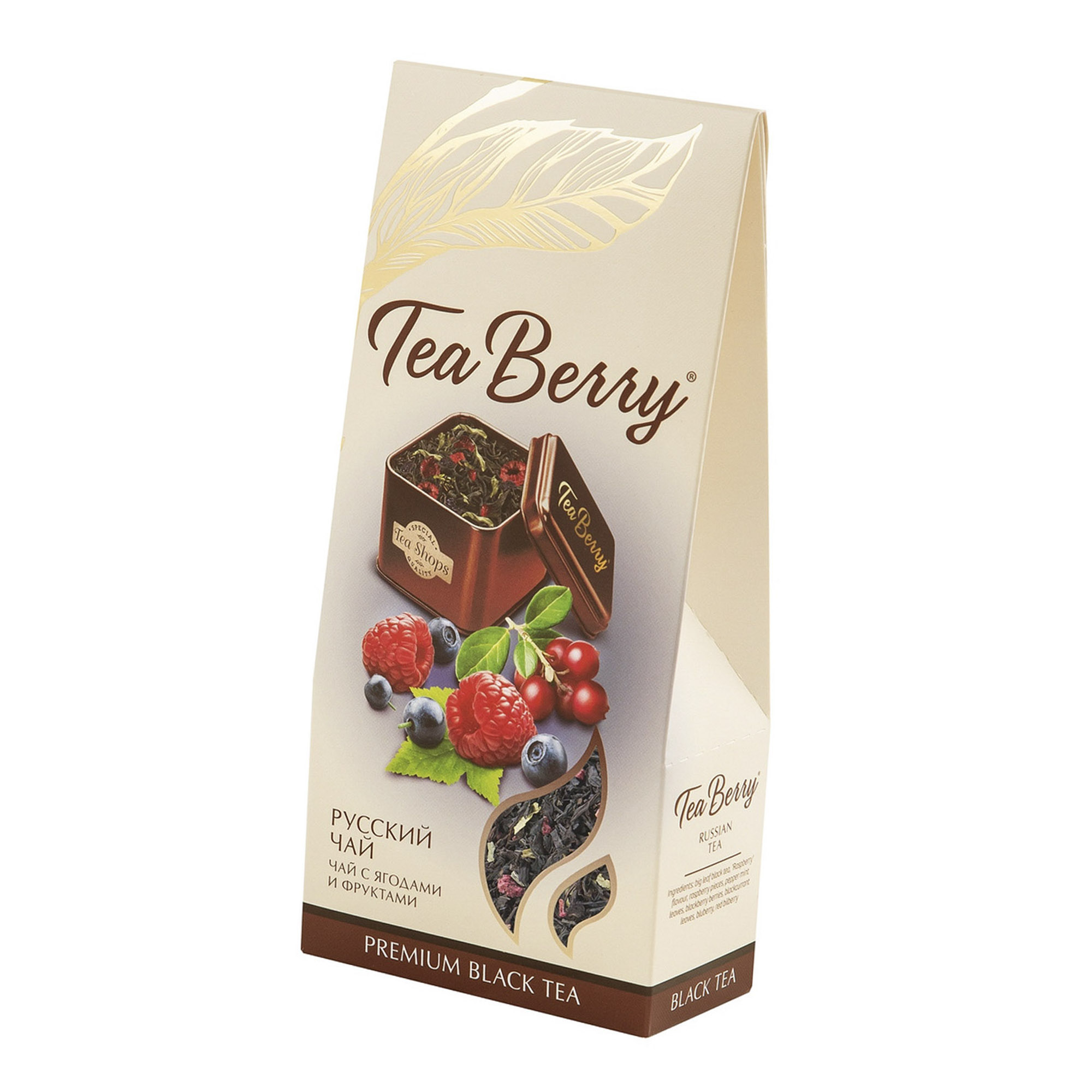 Чай черный TeaBerry Русский чай 100 г чай ройбуш teaberry земляничный 100 г