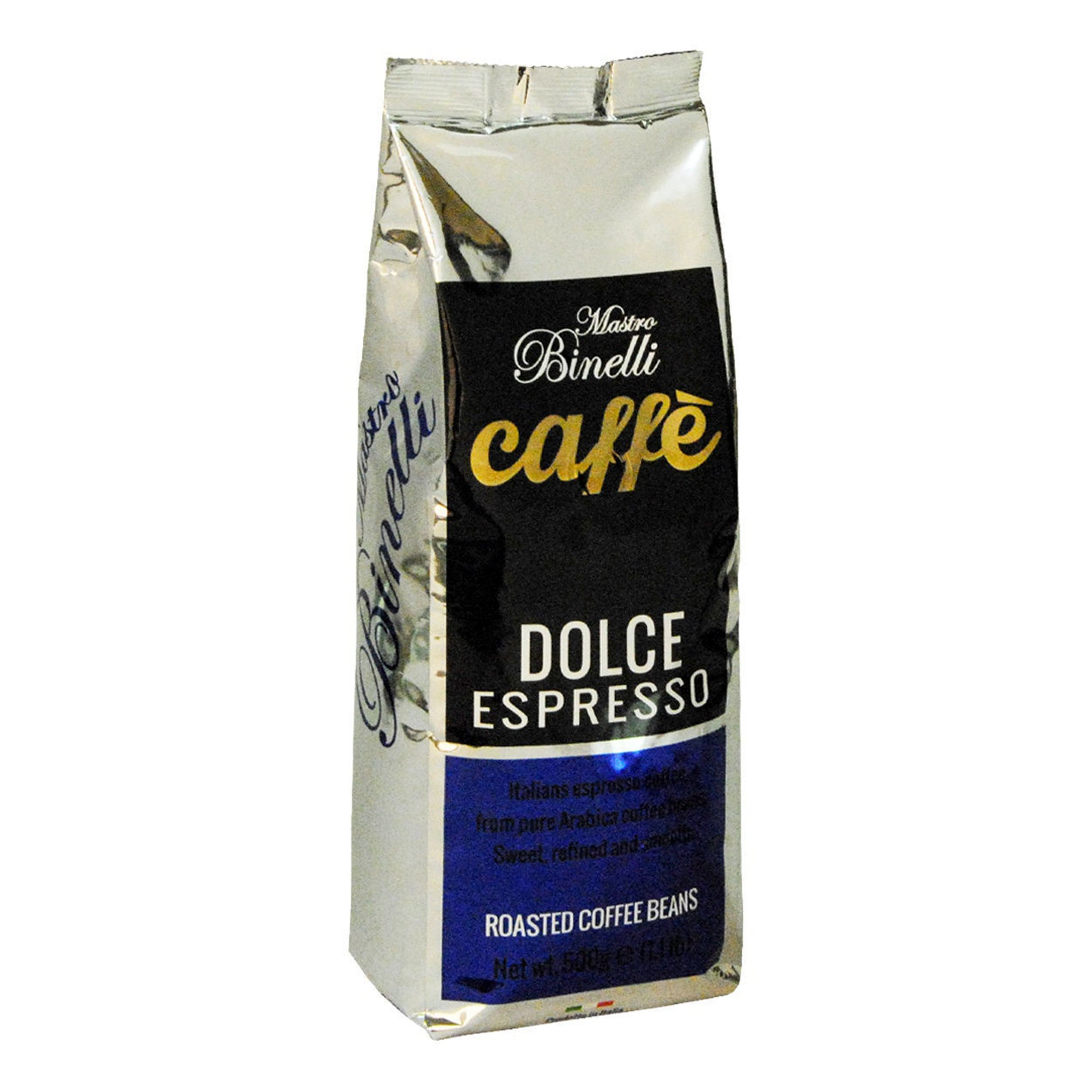 Кофе в зернах Mastro Binelli Dolce Espresso 500 г кофе rioba в зернах в у 1 кг