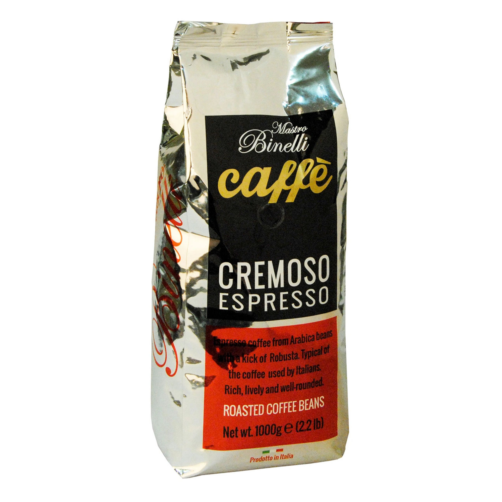 Кофе в зернах Mastro Binelli Cremoso Espresso 1 кг кофе в зернах pellini espresso bar vivace 1 кг