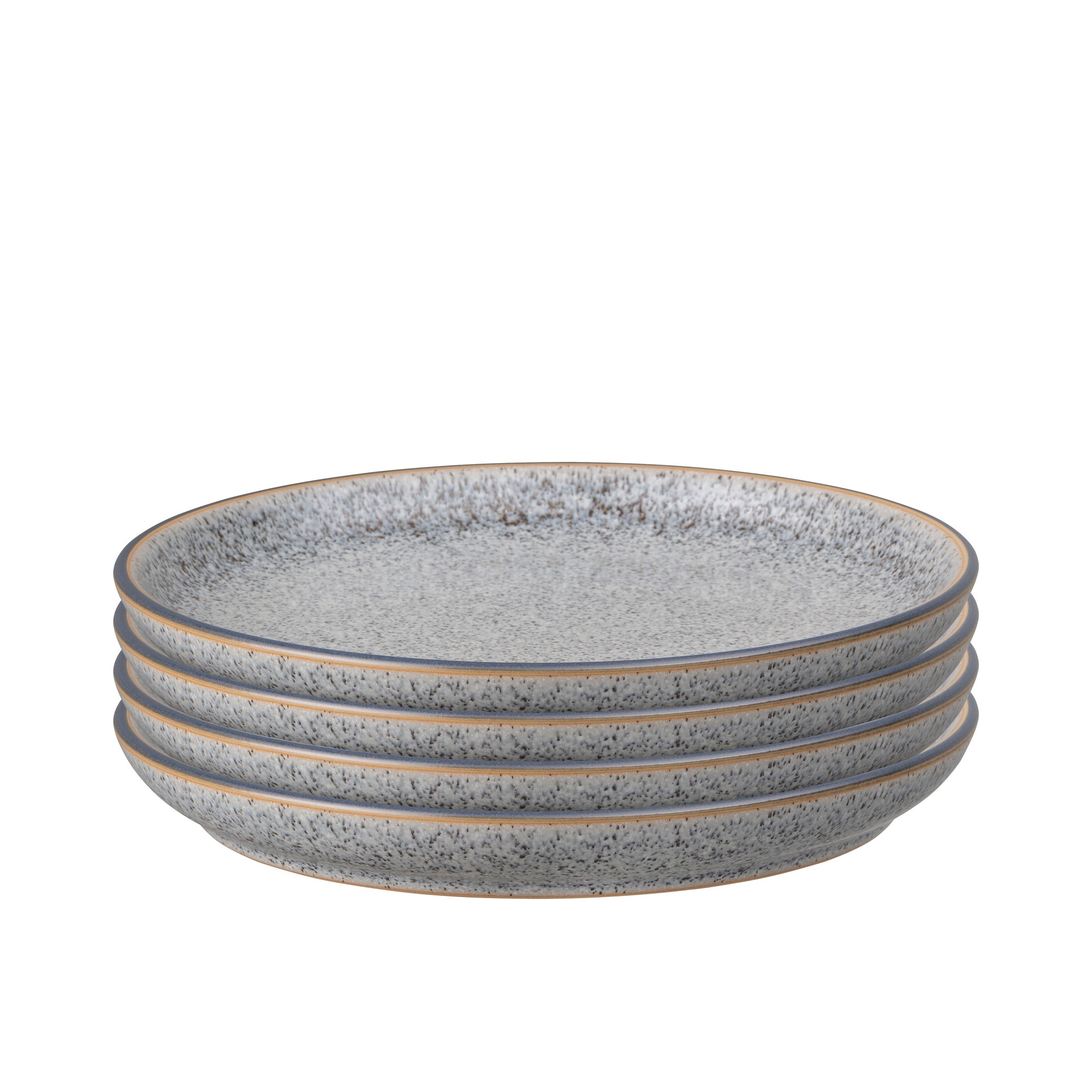 Набор тарелок Denby Studio Grey 21 см 4 шт, цвет серый - фото 1
