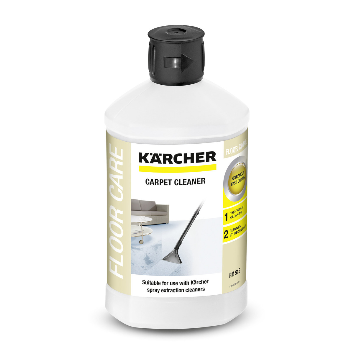 Средство для чистки ковров Karcher rm 519 3в1 антибактериальное средство для чистки ковров vanish