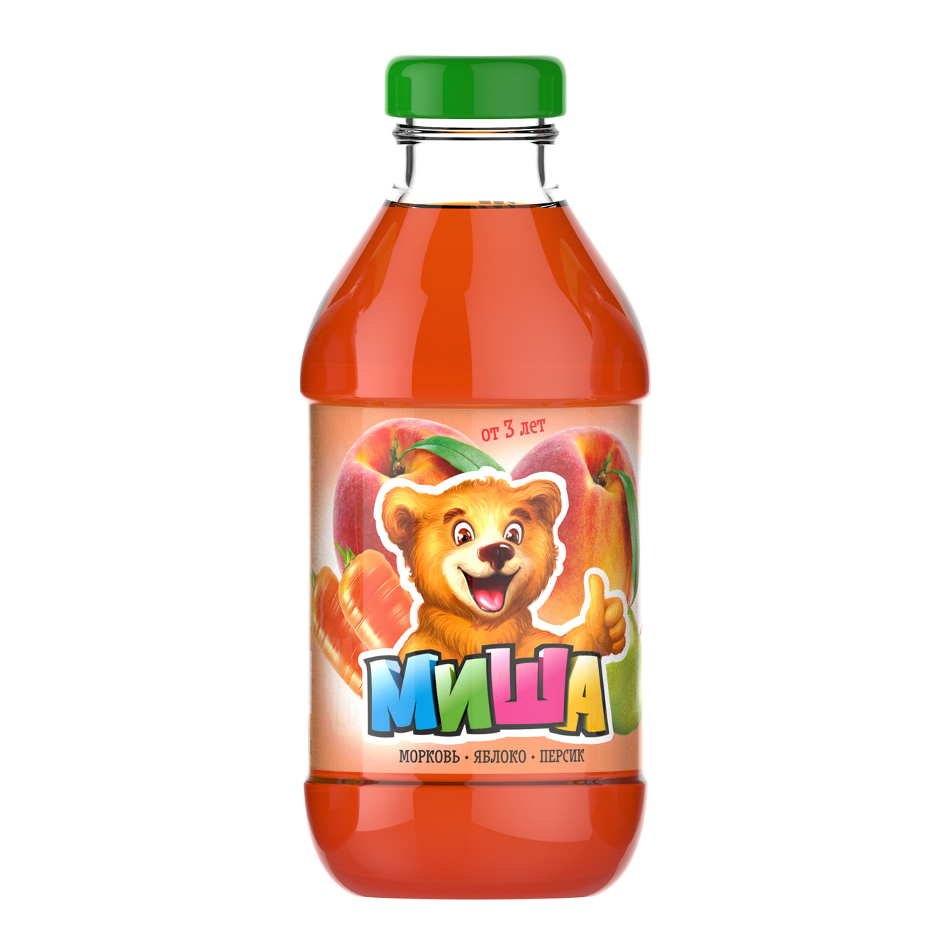 Нектар Миша  Морковь-яблоко-персик 330 мл