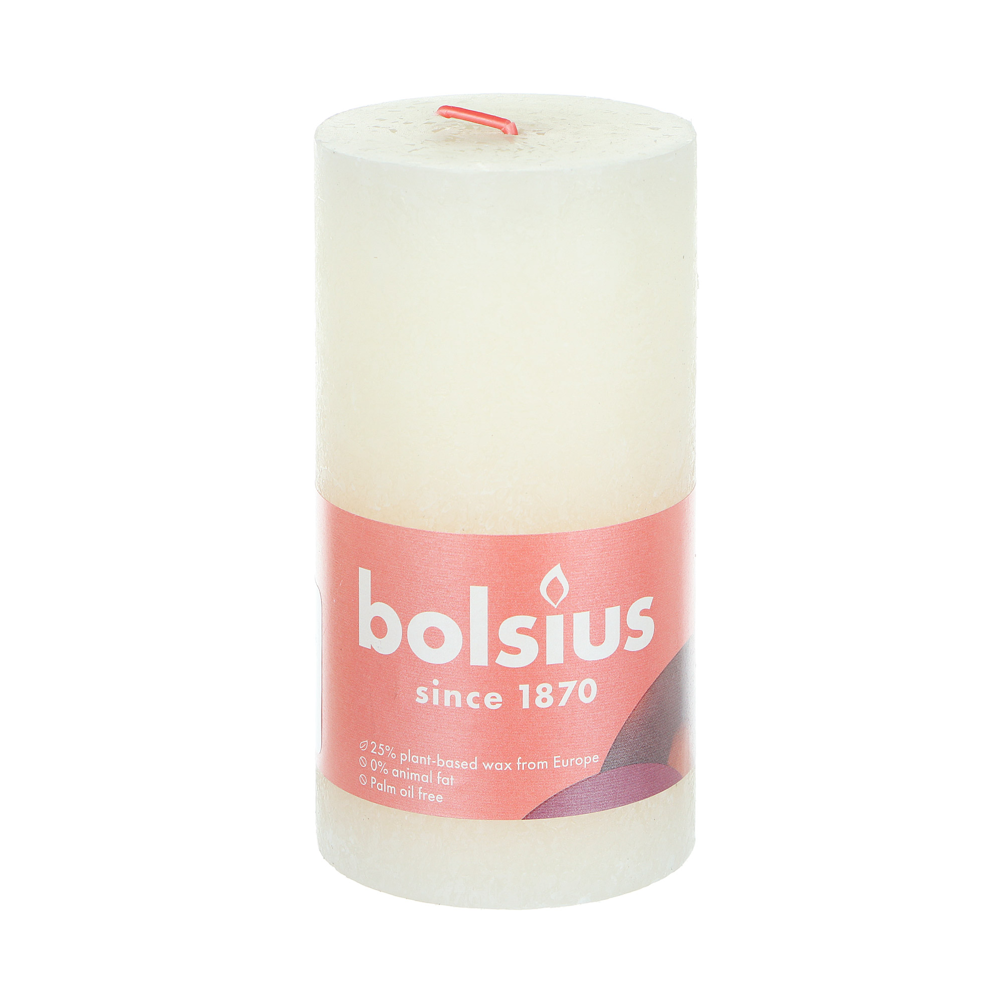 Свеча Bolsius shine 13х6,8 см жемчужная