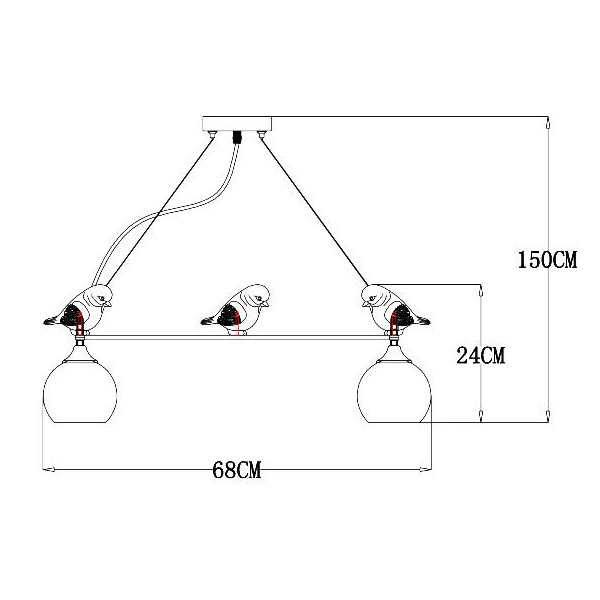 Люстра Arte lamp a2150sp-5wg Вид№4