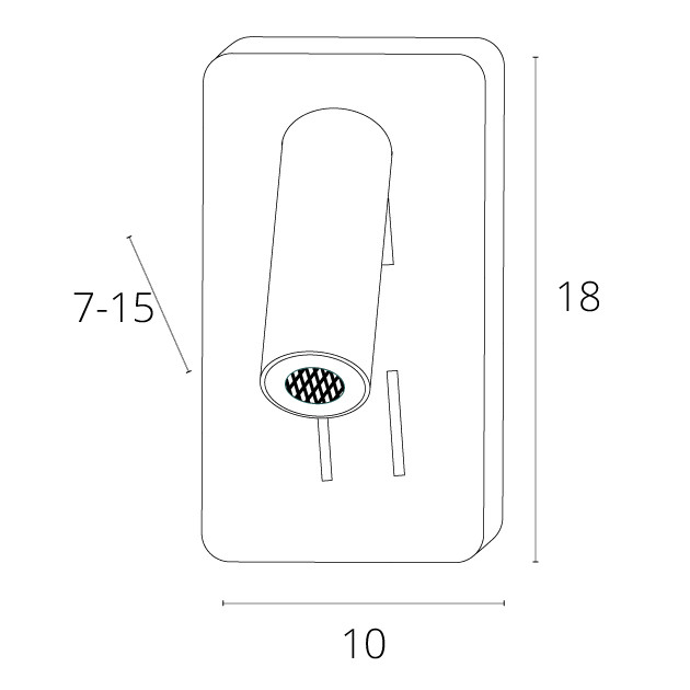 Бра Arte lamp led a8233ap-1wh Вид№4