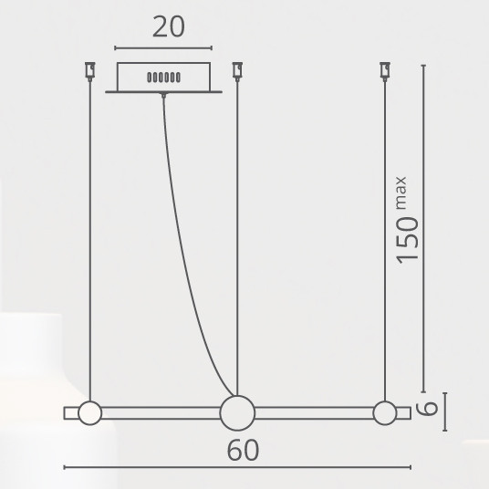 фото Люстра divinare led 1123/04 sp-65