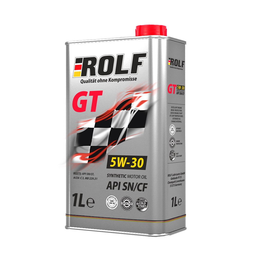 фото Масло rolf gt sae 5w-30 api sn/cf 1 л