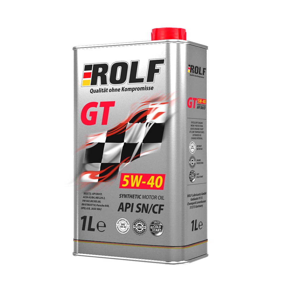 фото Масло rolf gt sae 5w-40 api sn/cf 1 л