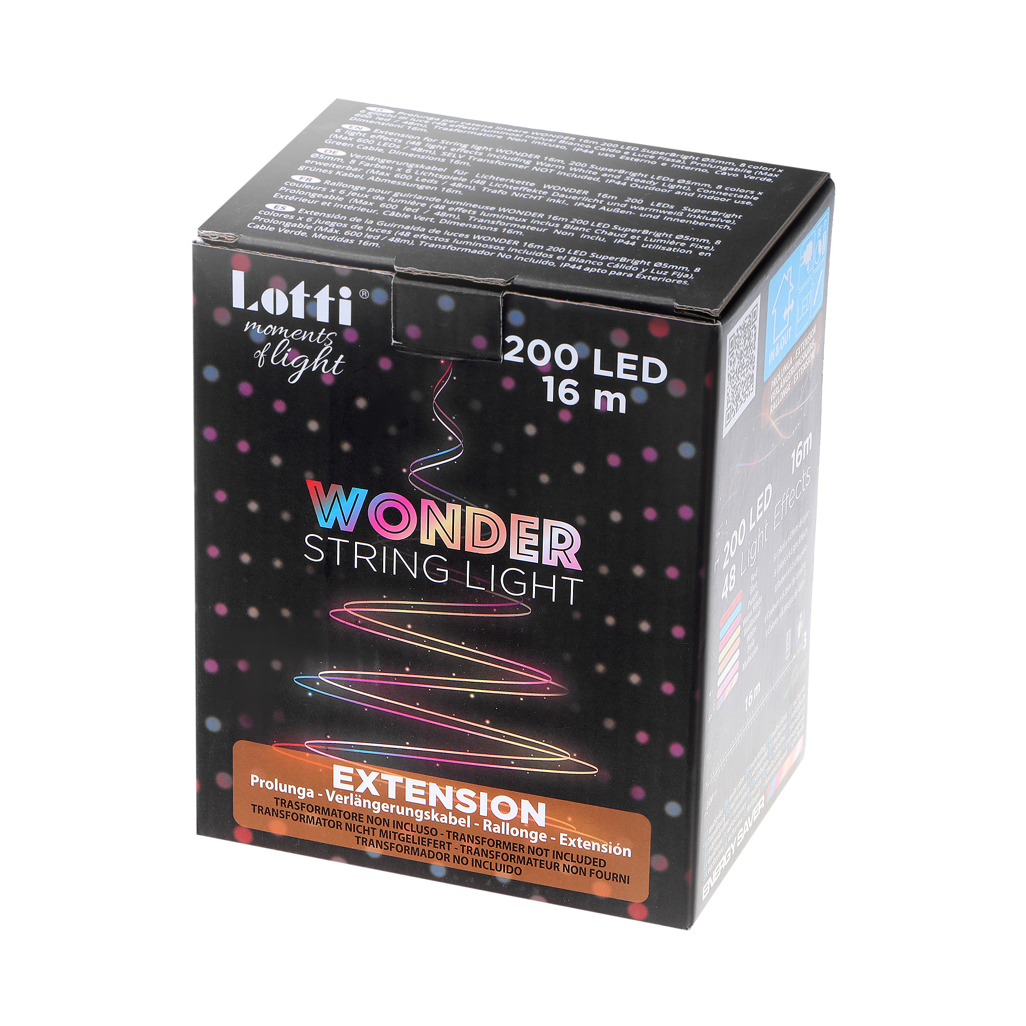 Гирлянда-удлинитель Lotti Wonder 16 м 200 LED без стартового шнура, цвет зеленый - фото 10