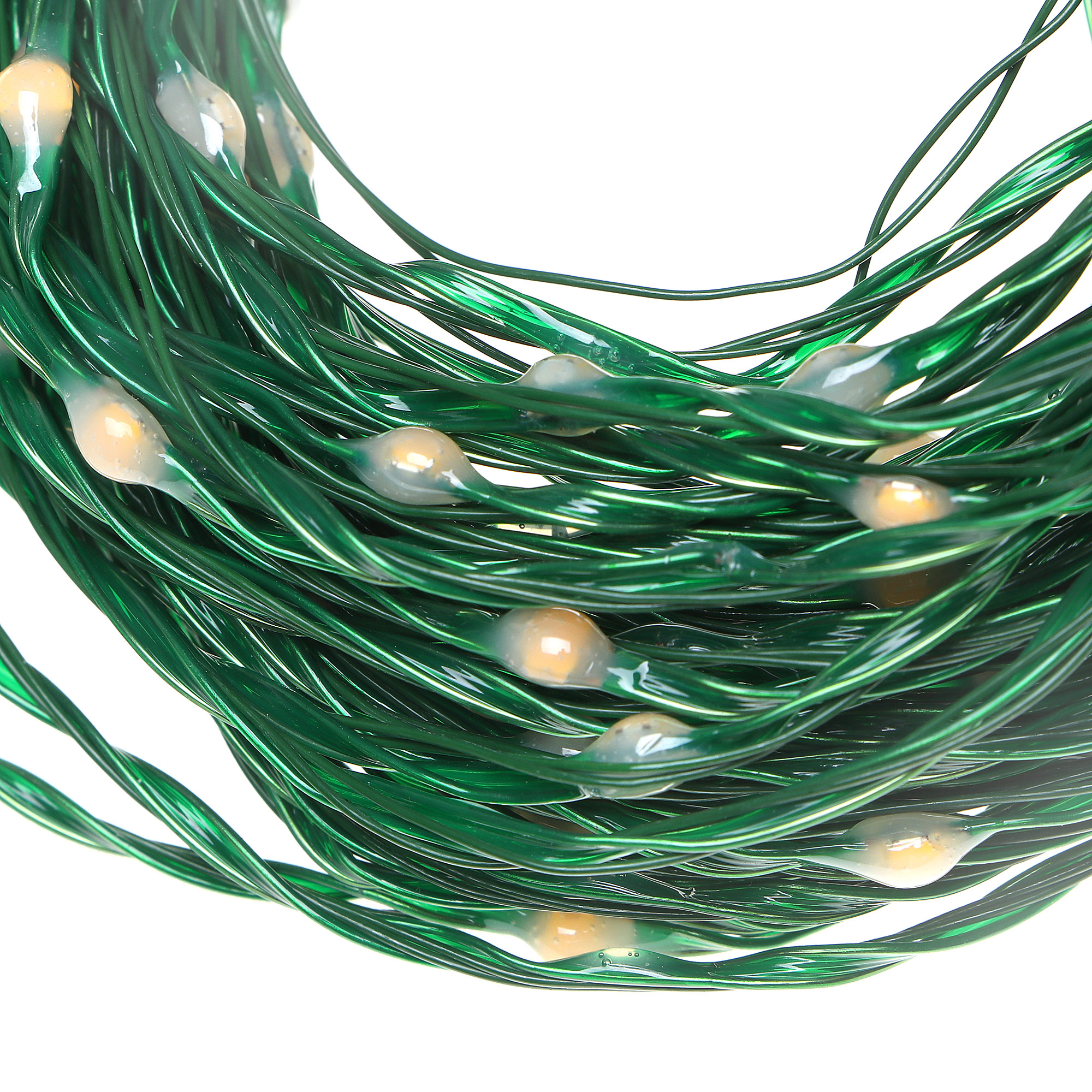 Электрогирлянда Lotti Профессионал 50 м 500 MicroLEDS зеленый кабель, цвет теплый белый - фото 5