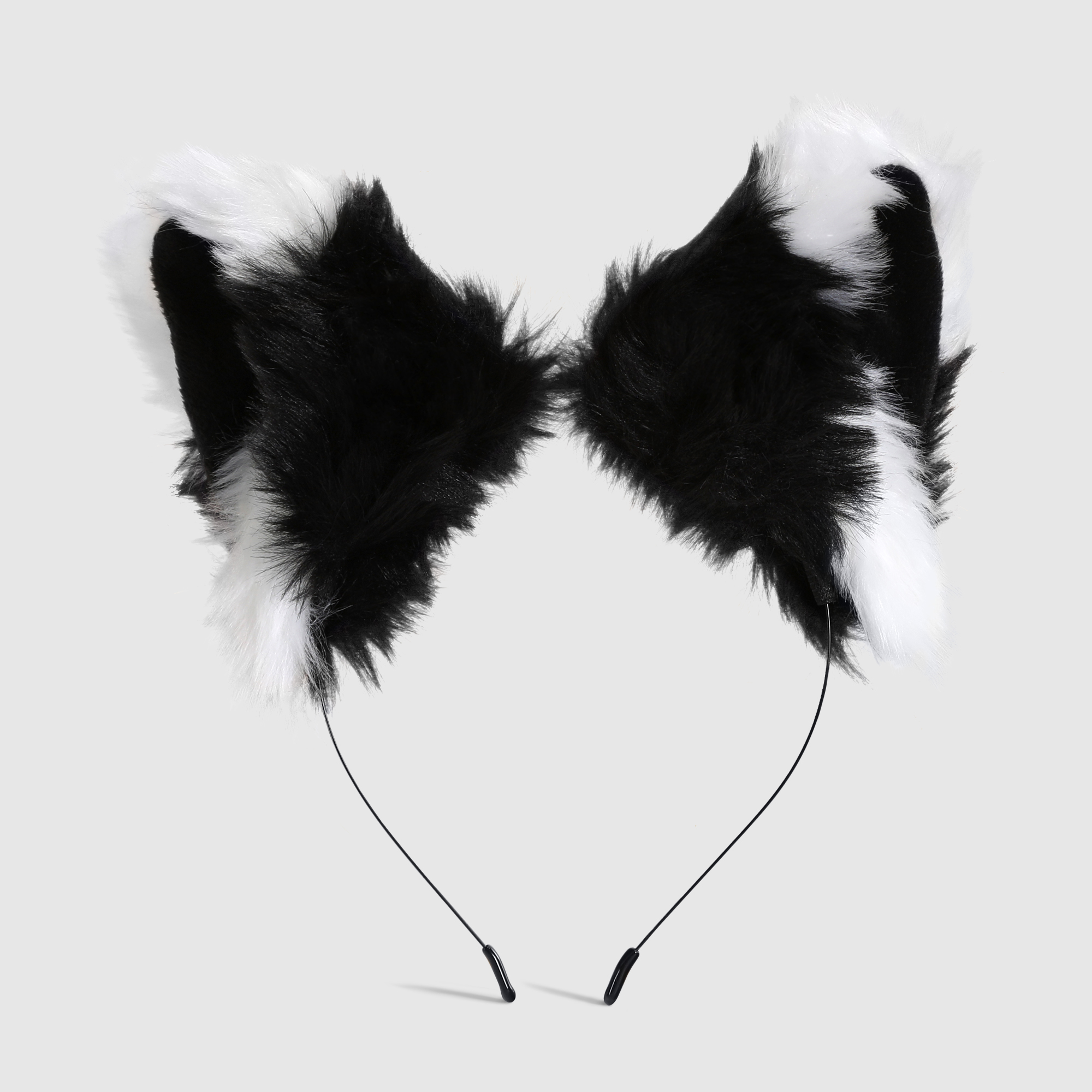 

Ушки кошачьи на ободке China Elecal International черно-белые, Черный;белый