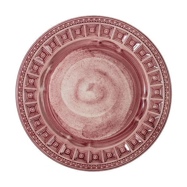 Тарелка закусочная Matceramica Augusta 22 см розовый