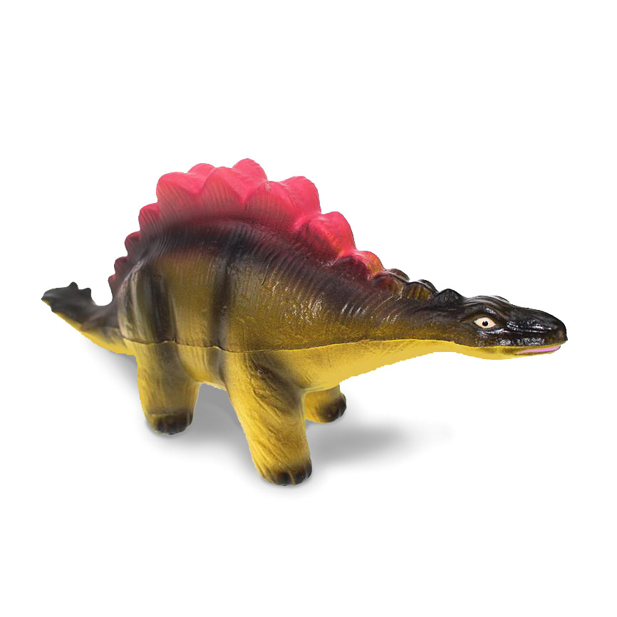 Игрушка-сквиш Maxitoys Антистресс-Динозавр. Стегозавр 23 см робот динозавр dinorex световые и звуковые эффекты пускает дым