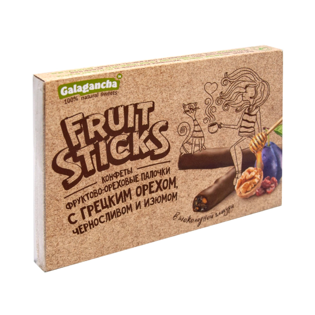 Конфеты Galagancha FruitSticks с черносливом и грецким орехом 175 г