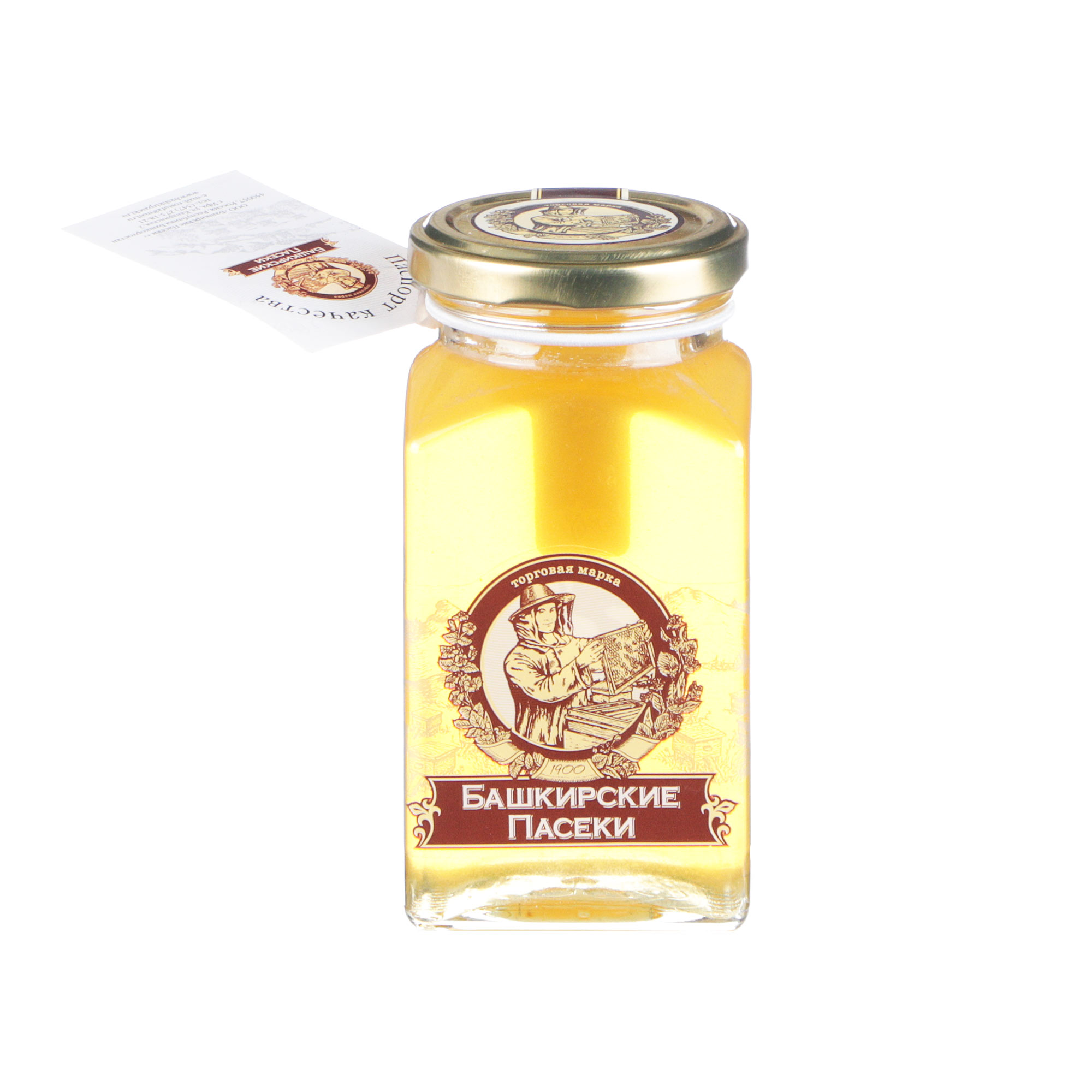 Мед Башкирские Пасеки Призма липовый, 400 г мед башкирские пасеки цветочный мёд ж б 550 г