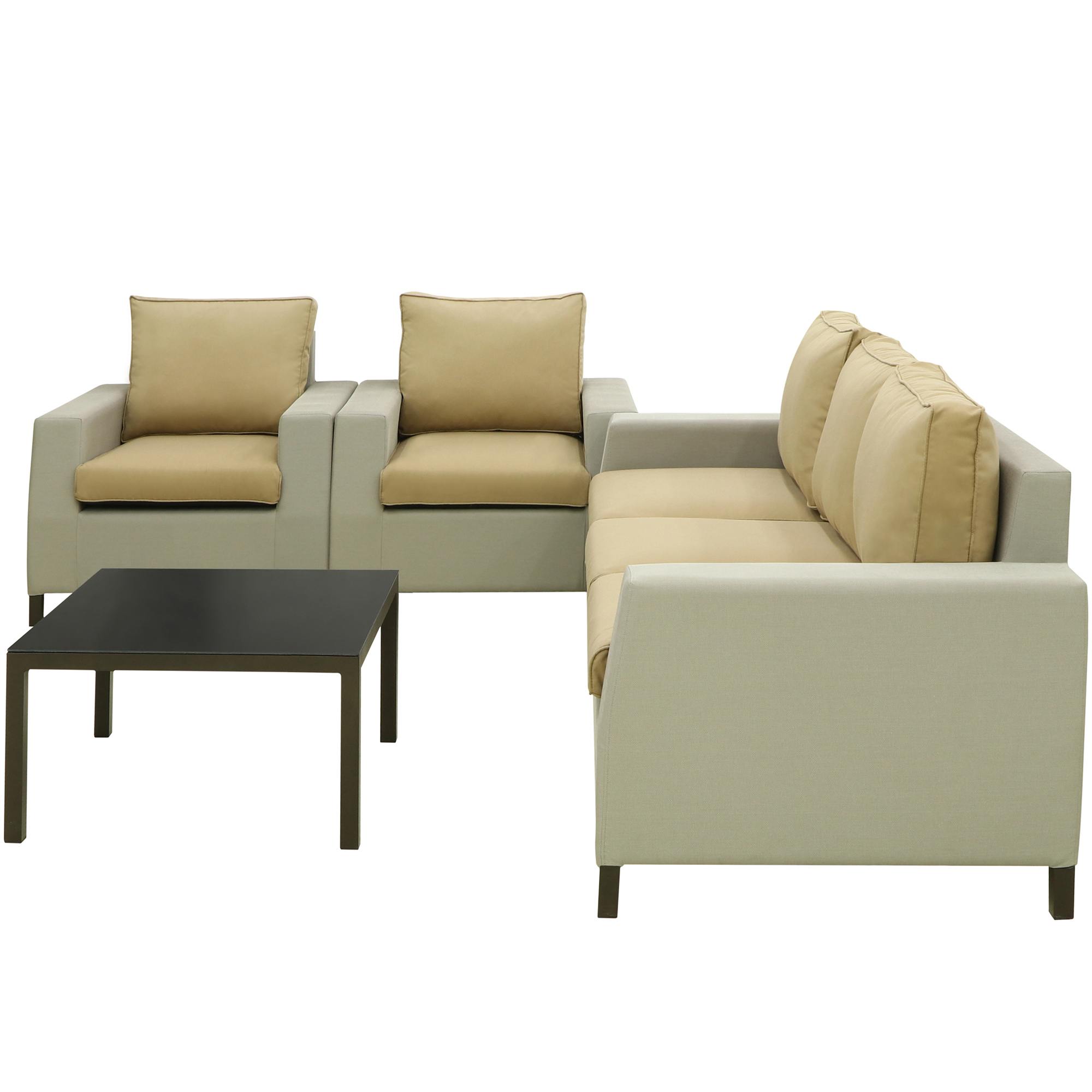 Комплект мебели Yunqi jin 4 предмета комплект tetchair pelangi 02 15 стол со стеклом 4 кресла без подушек ротанг walnut грецкий орех