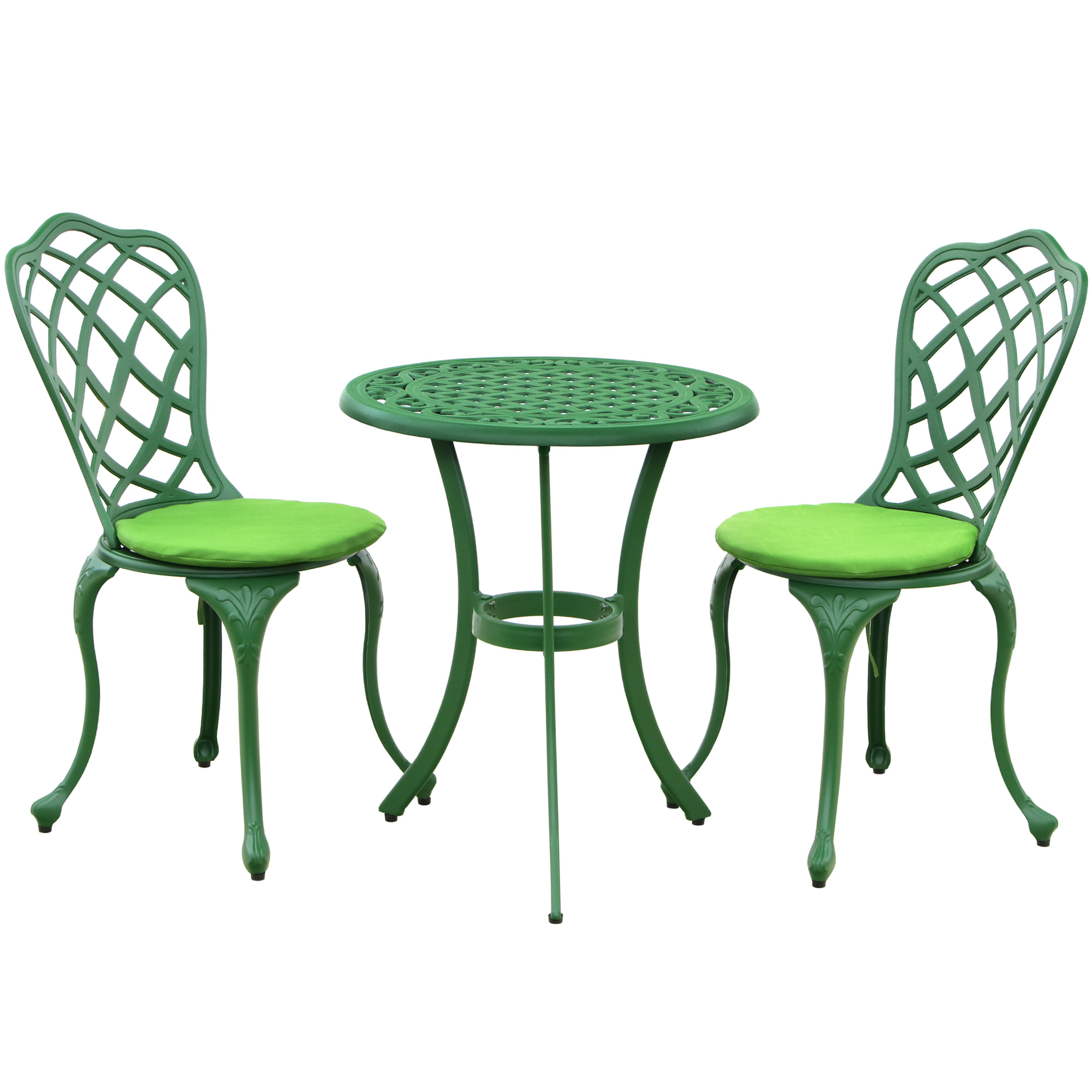 Комплект мебели Linyi 3 предмета, цвет зеленый, размер 60,5х60,5х66 см - фото 1